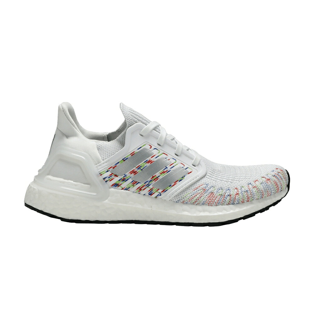 アディダス 白色 ホワイト コア 黒色 ブラック 'WHITE MULTICOLOR' スニーカー レディース ADIDAS WMNS ULTRABOOST 20 / CLOUD WHITE CORE BLACK SIGNAL
