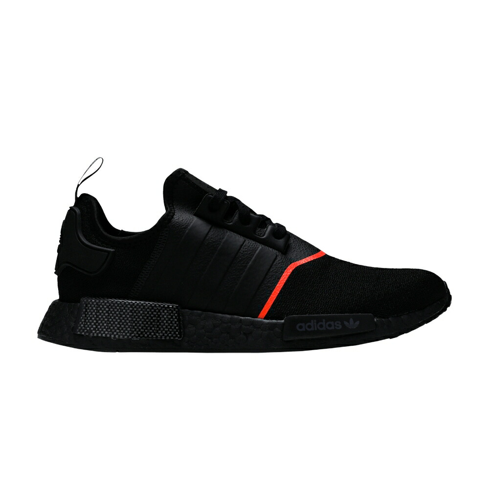 アディダス 黒いこと 黒いこと 中核グループ 赤 赤いこと NMD_R1 \u0027CORE SOLAR\u0027 スニーカー メンズ ADIDAS BLACK / CORE BLACK CORE BLACK SOLAR RED