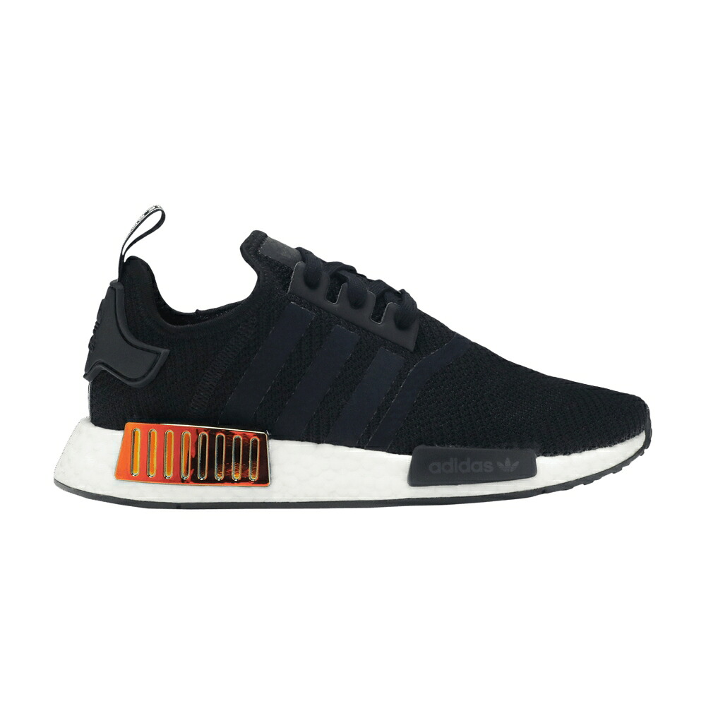 アディダス コア 黒色 ブラック NMD_R1 'METALLIC BLACK' スニーカー レディース ADIDAS WMNS PLUGS - CORE / CORE BLACK CORE BLACK ORCHID｜スニケス 64,185円