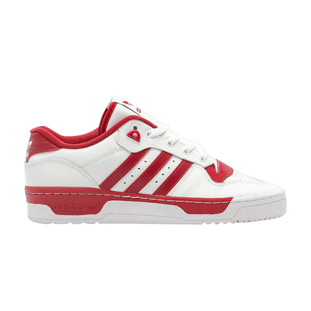 アディダス 白色 ホワイト ACTIVE MAROON スニーカー メンズ ADIDAS RIVALRY LOW / CLOUD WHITE CLOUD WHITE ACTIVE