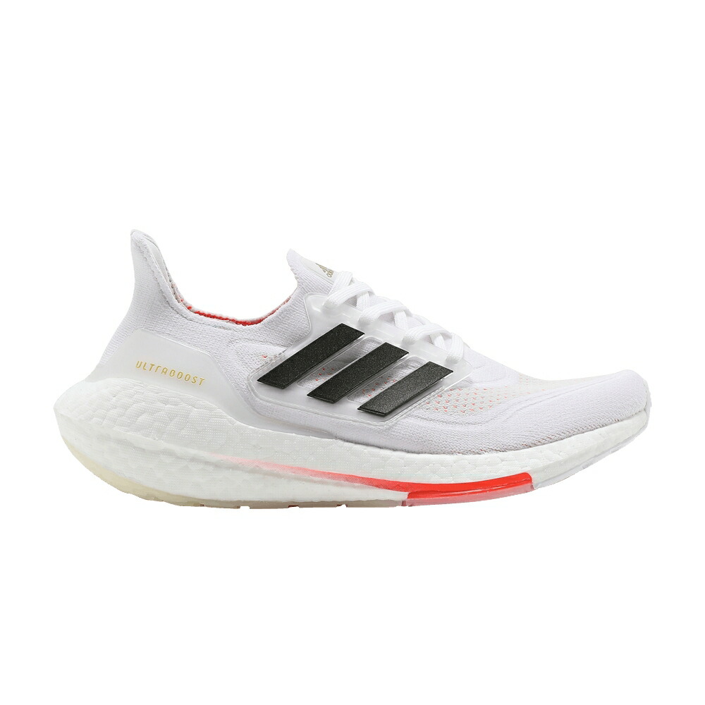 アディダス 白色 ホワイト コア 黒色 ブラック 赤 レッド TOKYO スニーカー レディース ADIDAS WMNS ULTRABOOST 21 / CLOUD WHITE CORE BLACK SOLAR RED