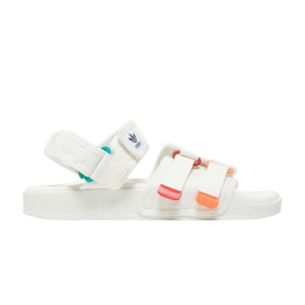 アディダス アディレッタ 中核グループ 白いこと 白いこと 橙 オレンジ色 4.0 \u0027WHITE ORANGE\u0027 スニーカー メンズ ADIDAS ADILETTE SANDAL SCARLET TRUE / CORE WHITE SCARLET TRUE ORANGE