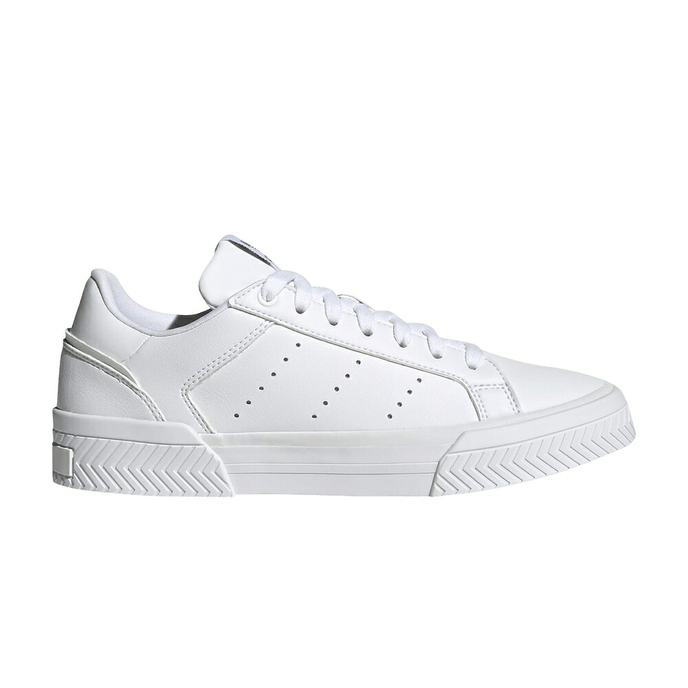 アディダス 厚地の外套 白いこと 白いこと しろがね色 しろがね色 \u0027TRIPLE WHITE\u0027 スニーカー レディース ADIDAS WMNS COURT TOURINO / CLOUD WHITE CLOUD WHITE SILVER