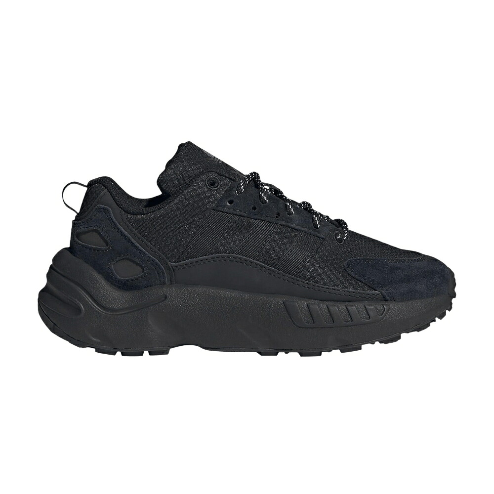 アディダス コア 黒色 ブラック 'TRIPLE BLACK' スニーカー メンズ ADIDAS ZX 22 J / CORE BLACK CORE BLACK CLOUD|スニケス