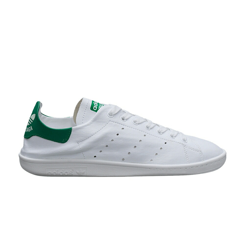 アディダス 中核グループ 白いこと 白いこと 緑 緑であること 姿勢為損ない \u0027WHITE GREEN\u0027 スニーカー レディース ADIDAS BALENCIAGA X WMNS STAN SMITH / CORE WHITE CORE WHITE GREEN