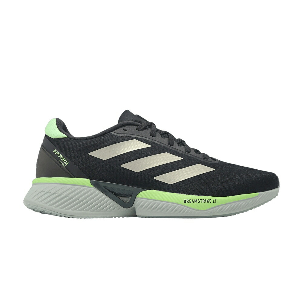 アディダス スーパーノバ ノヴァ 黒色 ブラック コア 灰色 グレー CORE GREEN スニーカー メンズ ADIDAS SUPERNOVA ETERNO BLACK / CORE BLACK IRON METALLIC GREY