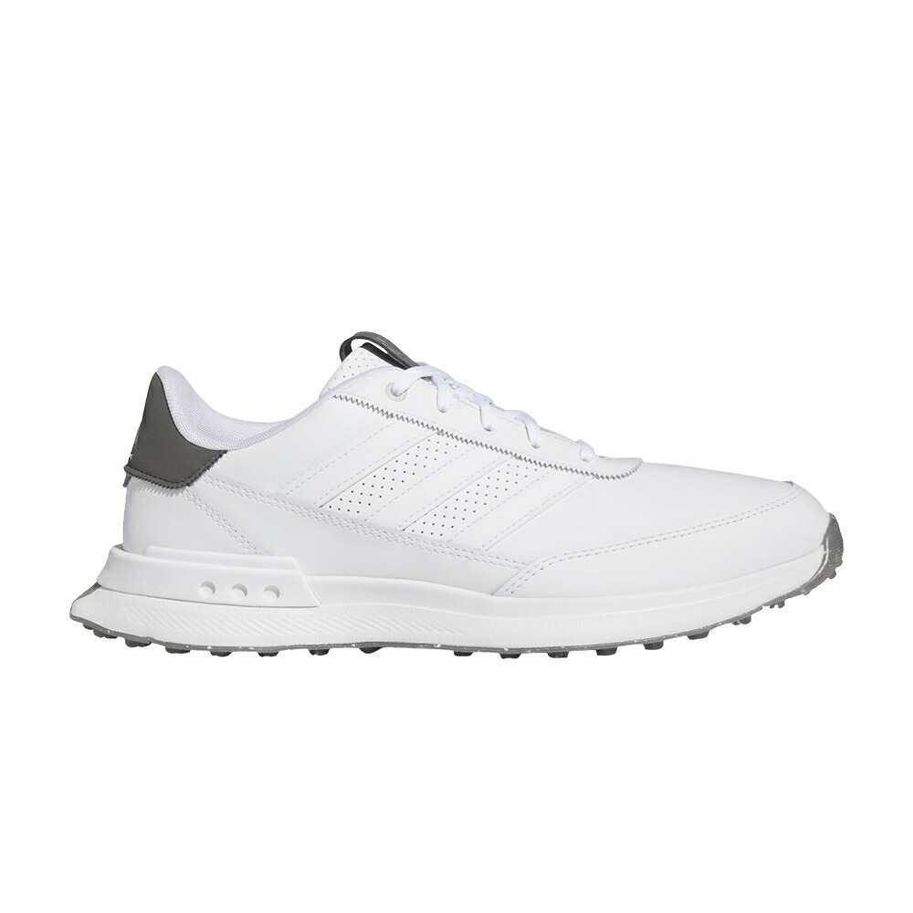 アディダス ゴルフ 白いこと 白いこと 濃灰色 \u0027WHITE CHARCOAL\u0027 スニーカー メンズ ADIDAS S2G 24 SPIKELESS GOLF / CLOUD WHITE CLOUD WHITE CHARCOAL