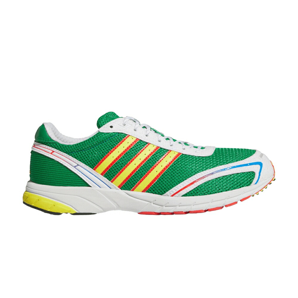 アディダス アディゼロ アディオス 緑 グリーン 白色 ホワイト 赤 レッド GREEN RED スニーカー メンズ ADIDAS ADIZERO ADIOS OG BRIGHT / GREEN CLOUD WHITE BRIGHT RED