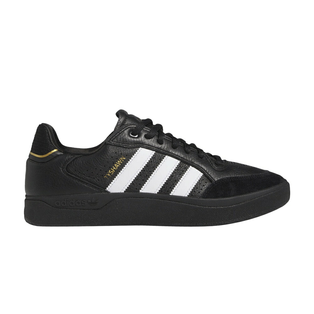 アディダス 白色 ホワイト ゴールド コア 黒色 ブラック BLACK LEATHER スニーカー メンズ ADIDAS TYSHAWN LOW WHITE GOLD / CORE BLACK CLOUD WHITE GOLD