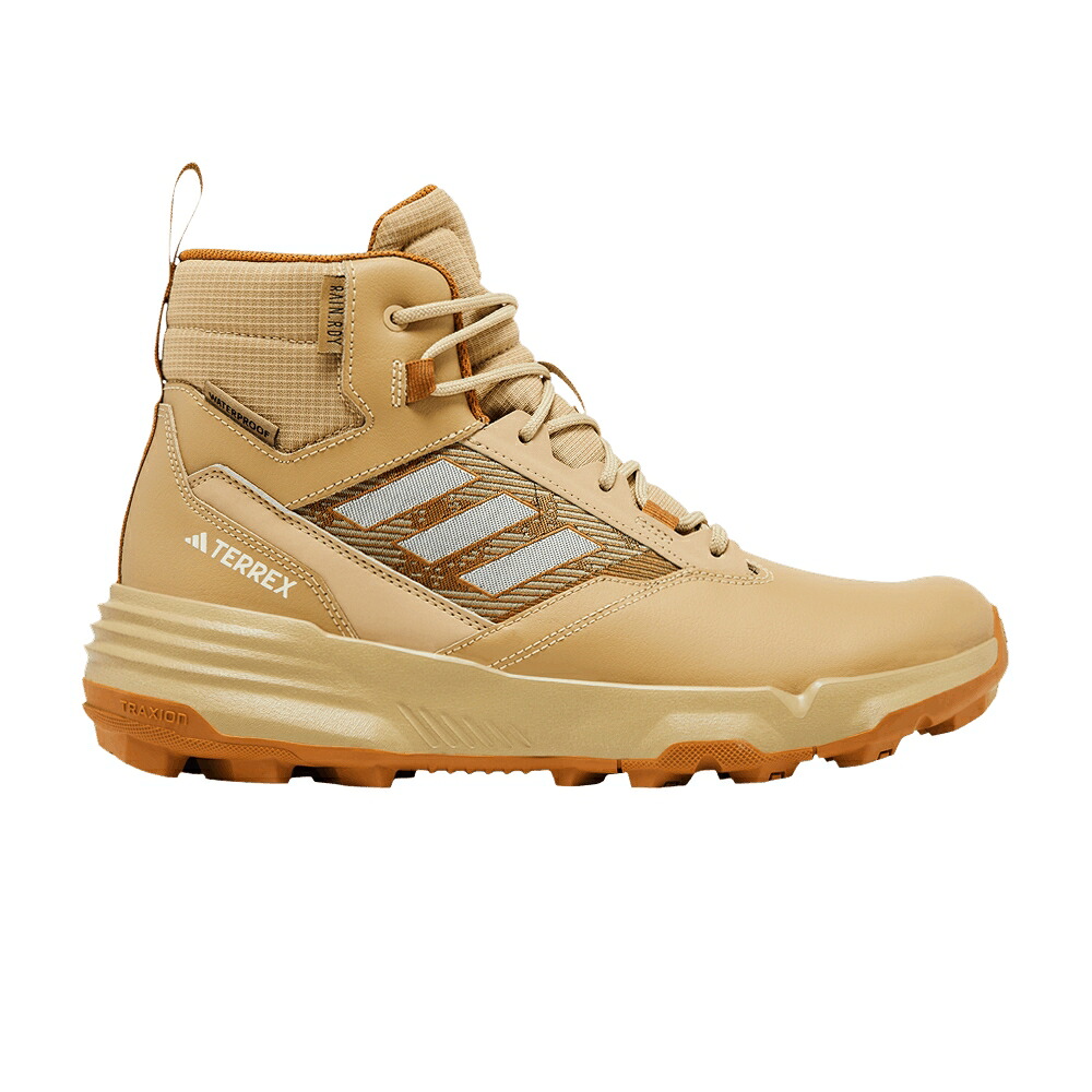 アディダス なめし革 ミッド ベージュ RAIN.RDY \u0027BEIGE MESA\u0027 スニーカー メンズ ADIDAS TERREX UNITY LEATHER MID TONE 2023 / BEIGE TONE ECRU TINT MESA