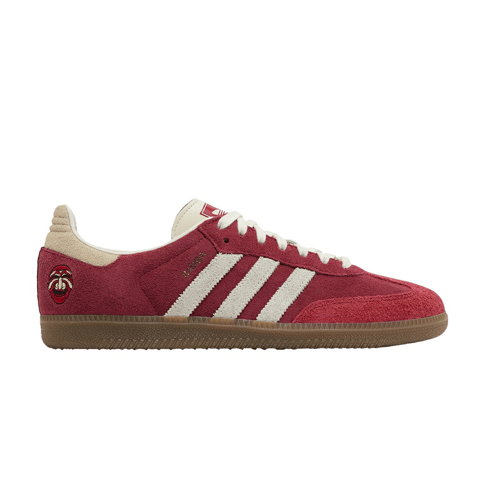 アディダス サンバ 白色 ホワイト 砂色 サンド 'TALCHUM SCARLET' スニーカー メンズ ADIDAS SAMBA OG PACK - / BETTER SCARLET OFF WHITE SAND