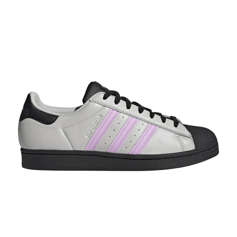 アディダス スーパースター 黒色 ブラック 灰色 グレー コア GREY LILAC スニーカー メンズ ADIDAS SUPERSTAR BLACK / GREY ONE CORE BLACK CORE BLACK