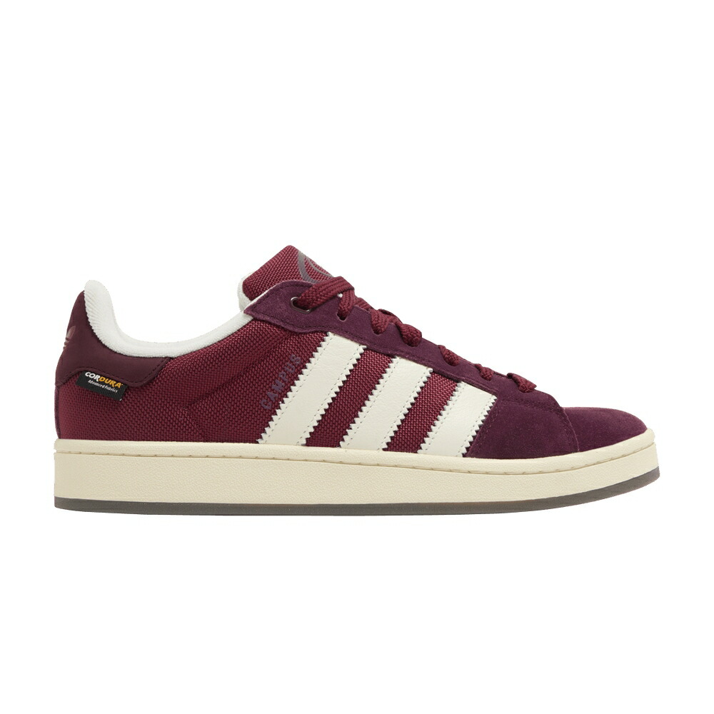 アディダス キャンパス ワイン色 バーガンディー 白色 ホワイト COLLEGIATE BURGUNDY スニーカー メンズ ADIDAS CAMPUS 00S / COLLEGIATE BURGUNDY OFF WHITE
