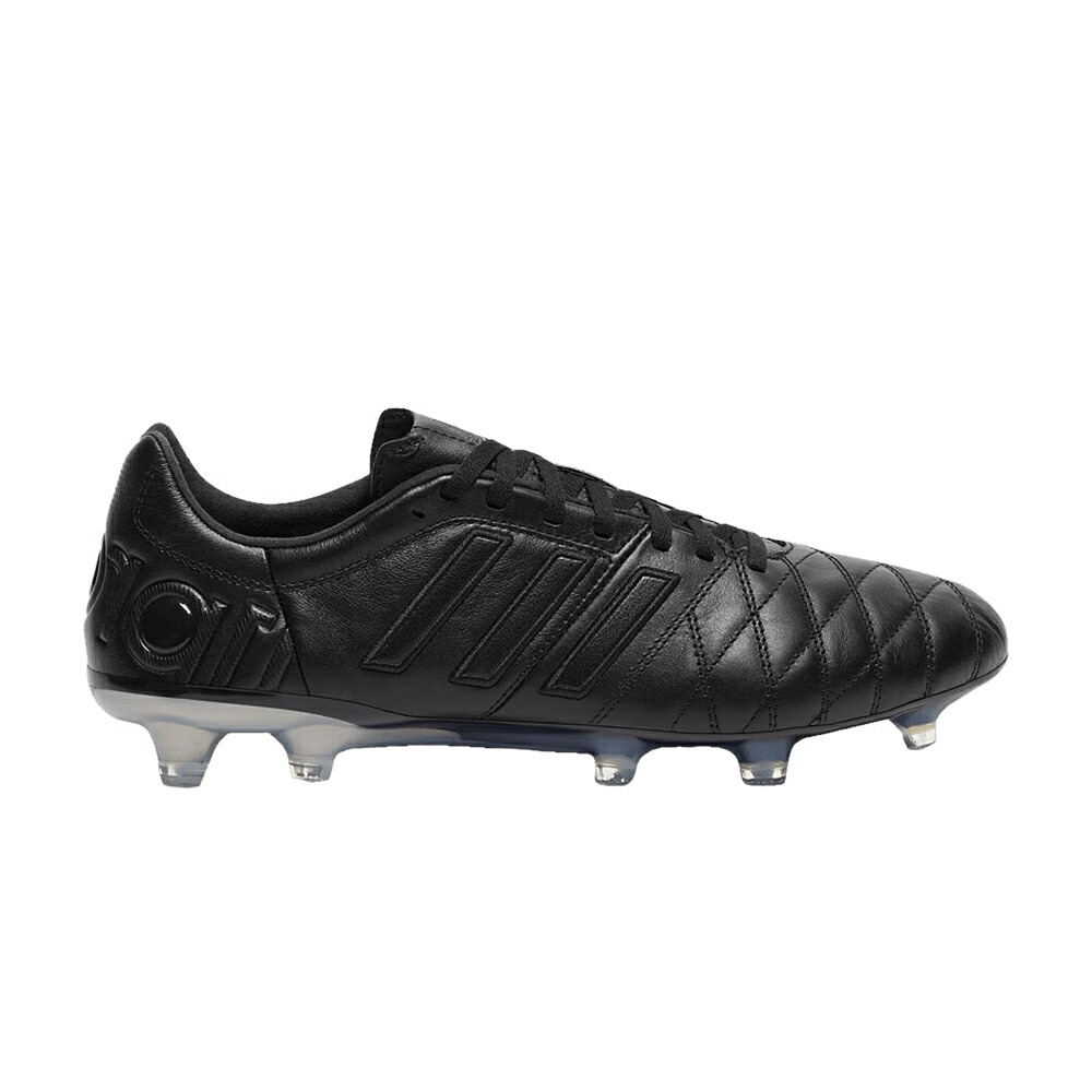 アディダス アディピュア コア 黒色 ブラック 灰色 グレー PRO:DIRECT '25TH ANNIVERSARY' スニーカー メンズ ADIDAS X ADIPURE 11PRO FG / CORE BLACK CORE BLACK GREY FIVE