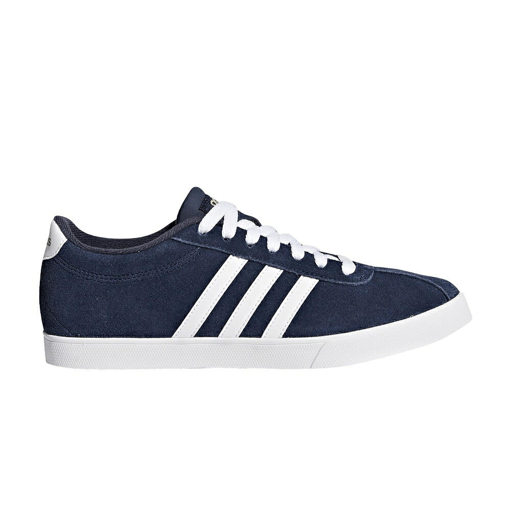 アディダス 紺色 ネイビー 白色 ホワイト ゴールド 'COLLEGIATE NAVY' スニーカー レディース ADIDAS WMNS COURTSET / COLLEGIATE NAVY CLOUD WHITE GOLD|スニケス