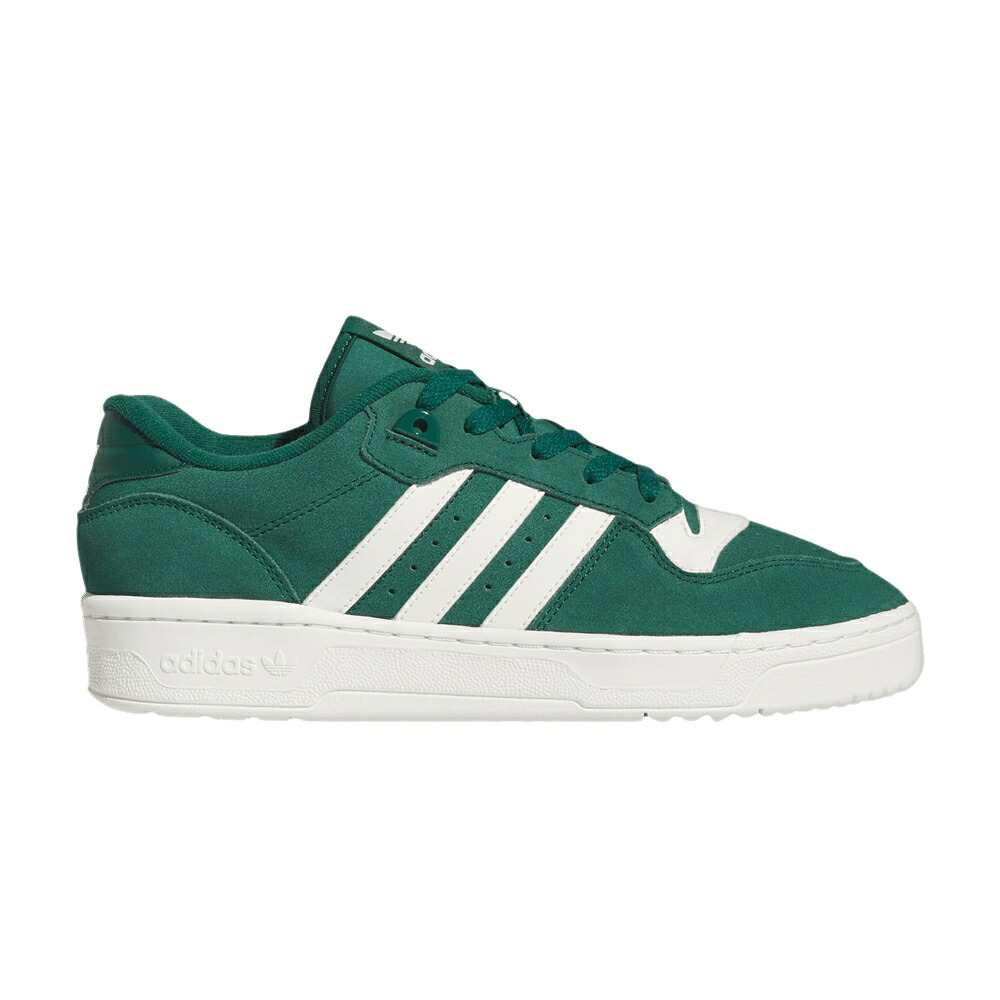 アディダス 緑 グリーン 白色 ホワイト 'COLLEGIATE GREEN' スニーカー メンズ ADIDAS RIVALRY LOW / COLLEGIATE GREEN CLOUD WHITE