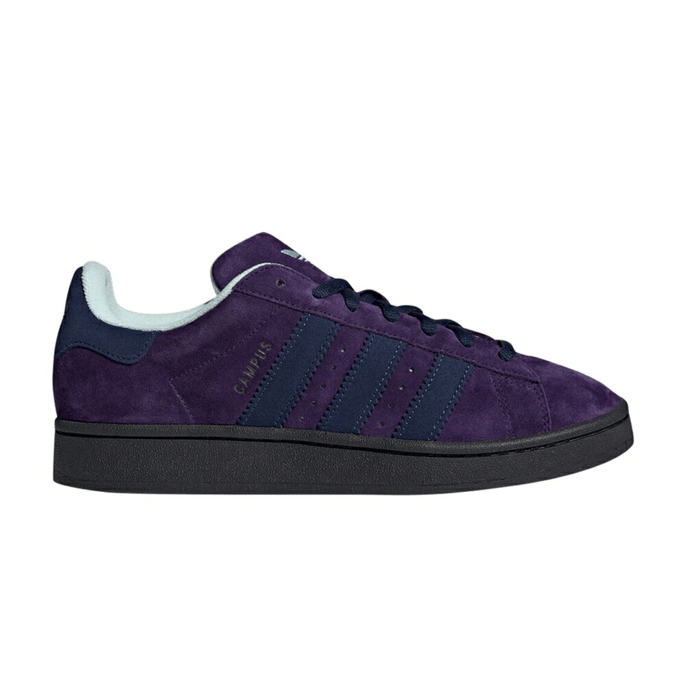 アディダス 校庭 紫 パープル ナイト爵 薄墨色 薄墨色 \u0027DARK PURPLE\u0027 スニーカー メンズ ADIDAS HIKARI SHIBATA X CAMPUS 00S / DARK PURPLE NIGHT MARINE GREY
