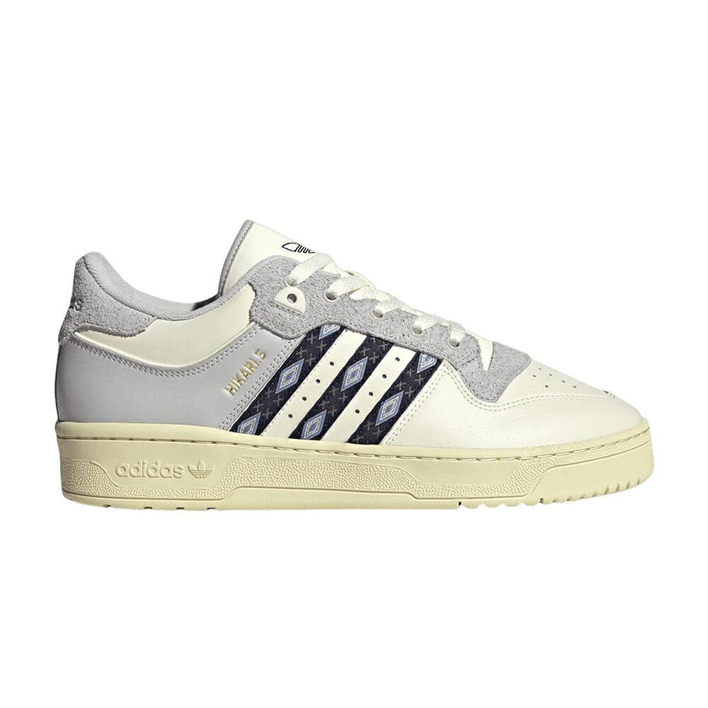 アディダス 白いこと 白いこと 益荒男 薄墨色 薄墨色 砂色 真砂 \u0027OFF WHITE\u0027 スニーカー メンズ ADIDAS HIKARI SHIBATA X RIVALRY LOW 86 / OFF WHITE LIGHT SOLID GREY SAND