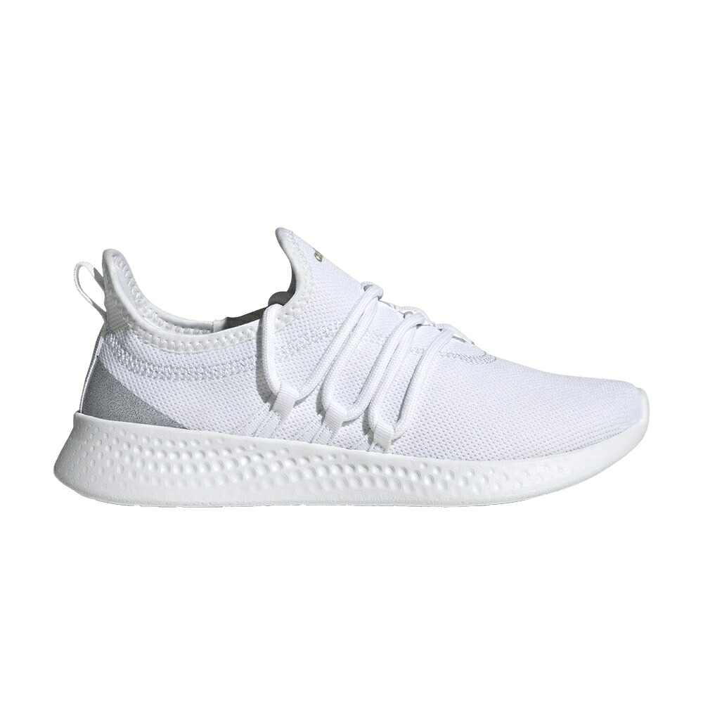 アディダス アダプト 白色 ホワイト 2.0 'WHITE GOLD' スニーカー レディース ADIDAS WMNS PUREMOTION ADAPT MATTE / CLOUD WHITE CLOUD WHITE MATTE｜スニケス