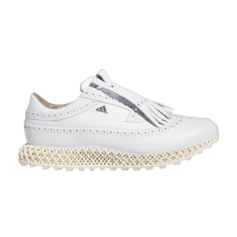 アディダス ゴルフ 白色 ホワイト 銀色 シルバー 'CLOUD WHITE' スニーカー メンズ ADIDAS MC87 4D SPIKELESS GOLF / CLOUD WHITE SILVER METALLIC