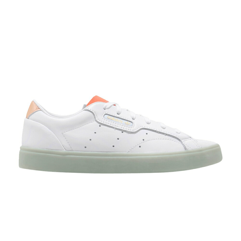 アディダス 白色 ホワイト ゴールド WHITE TINT スニーカー レディース ADIDAS WMNS SLEEK AMBER / CLOUD WHITE AMBER TINT GOLD
