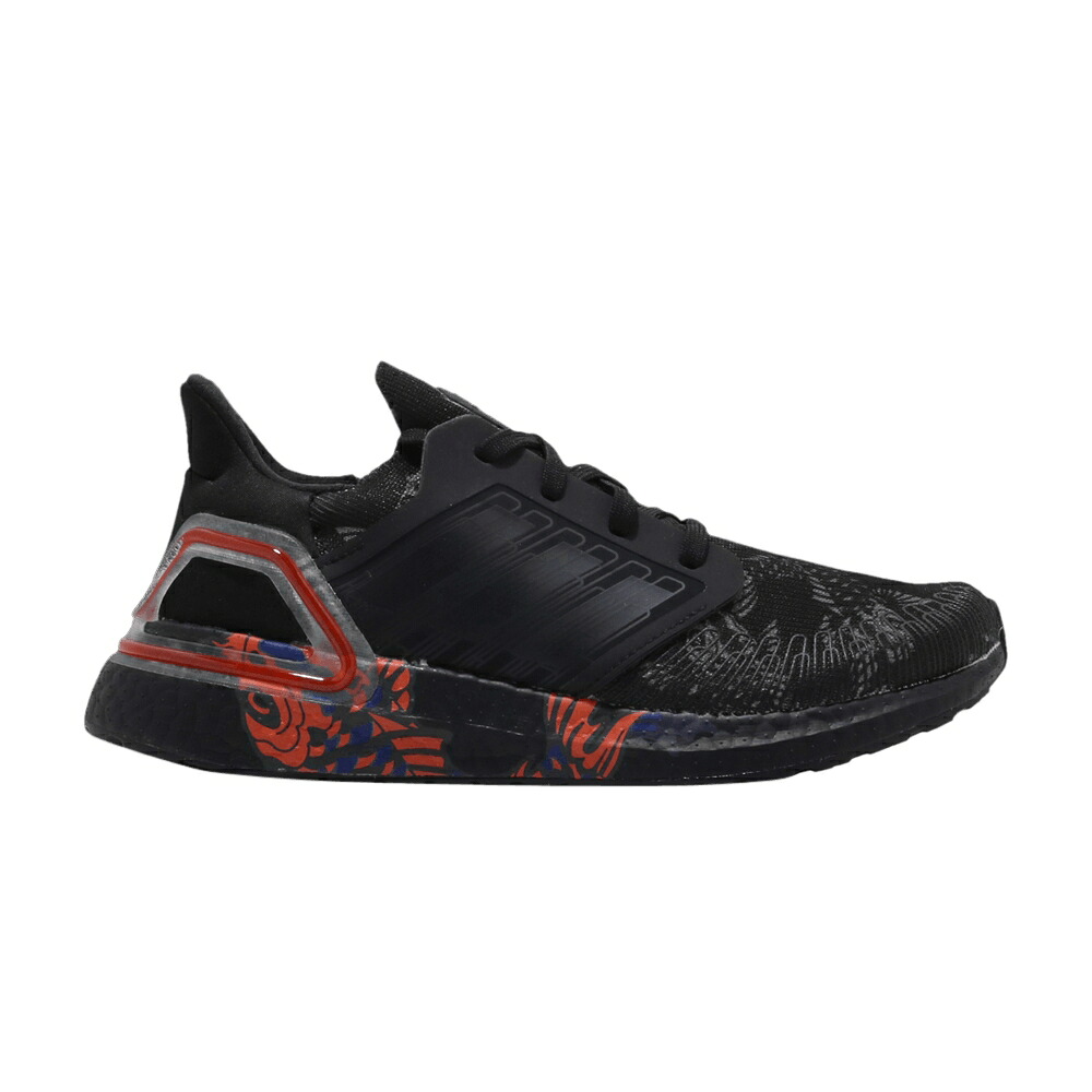 アディダス 中核グループ 黒いこと 黒いこと \u0027CHINESE YEAR\u0027 スニーカー メンズ ADIDAS ULTRABOOST 20 J NEW / CORE BLACK CORE BLACK SCARLET