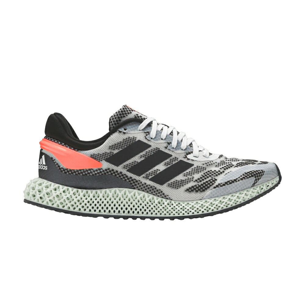 アディダス ラン 白色 ホワイト コア 黒色 ブラック 1.0 'WHITE CORAL' スニーカー メンズ ADIDAS 4D RUN SIGNAL / FOOTWEAR WHITE CORE BLACK SIGNAL｜スニケス