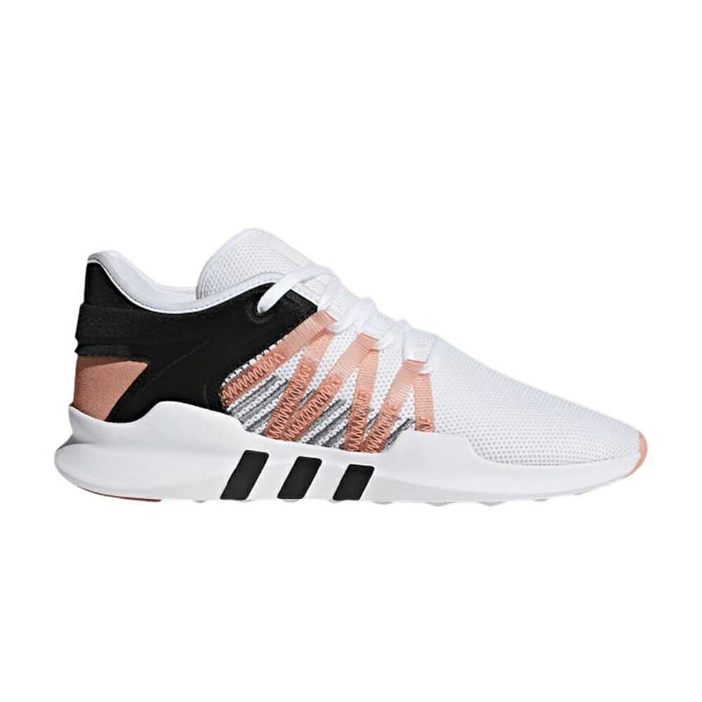 アディダス 白色 ホワイト コア 'WHITE CORAL' スニーカー レディース ADIDAS WMNS EQT RACING ADV / CLOUD WHITE CHALK CORAL CORE｜スニケス