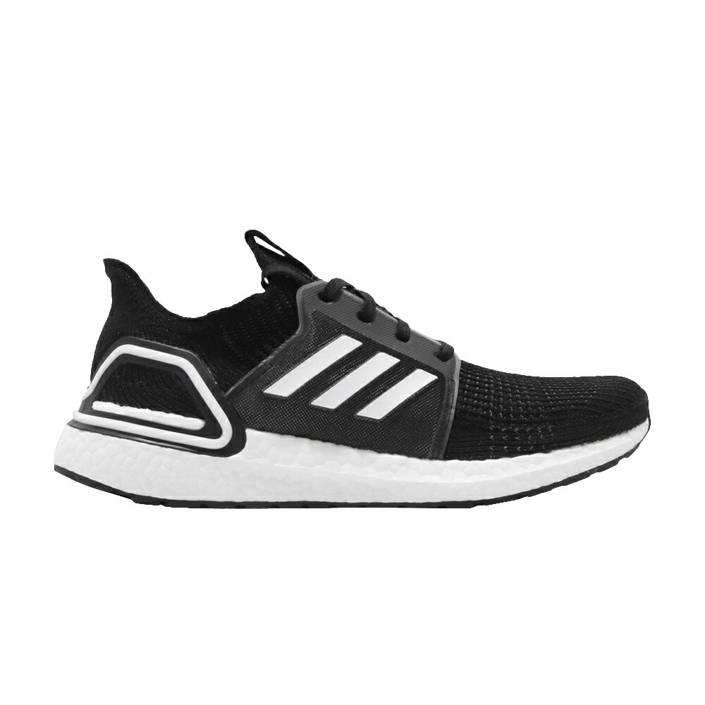 アディダス 黒色 ブラック 白色 ホワイト 'BLACK WHITE' スニーカー メンズ ADIDAS ULTRABOOST 19 U / BLACK WHITE