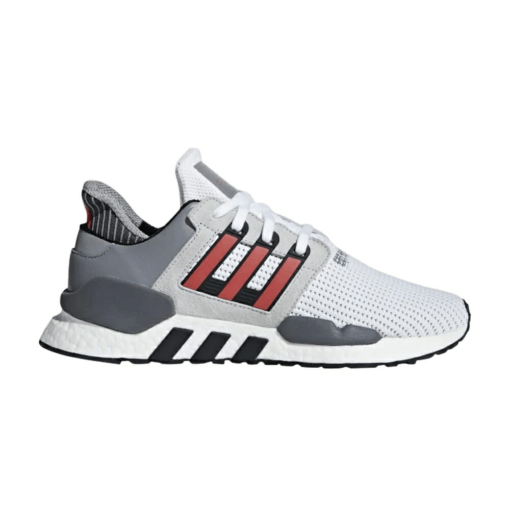 アディダス 白いこと 白いこと 赤 赤いこと 薄墨色 薄墨色 \u0027GREY RED\u0027 スニーカー メンズ ADIDAS EQT SUPPORT 91/18 HI-RES / CLOUD WHITE HI RES RED GREY TWO