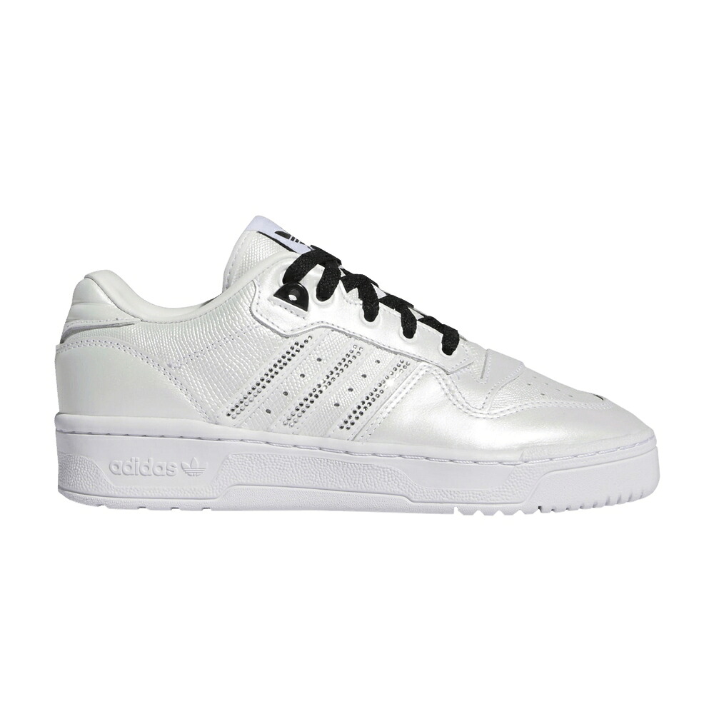 アディダス 白いこと 白いこと 中核グループ 黒いこと 黒いこと \u0027PEARL WHITE\u0027 スニーカー レディース ADIDAS WMNS RIVALRY LOW / CLOUD WHITE CORE BLACK CLOUD