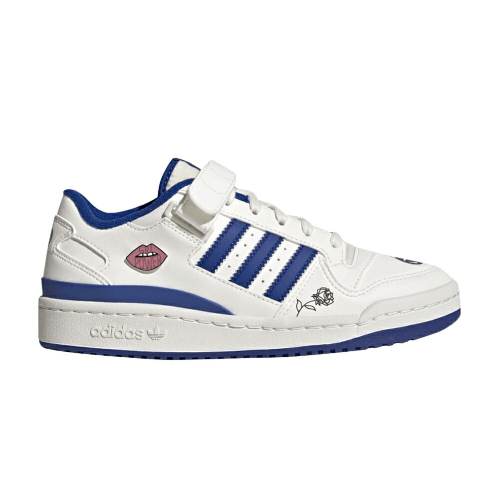 アディダス フォーラム 白色 ホワイト GRL POWER スニーカー メンズ ADIDAS FORUM LOW BIG KID / CHALK WHITE COLLEGIATE ROYAL