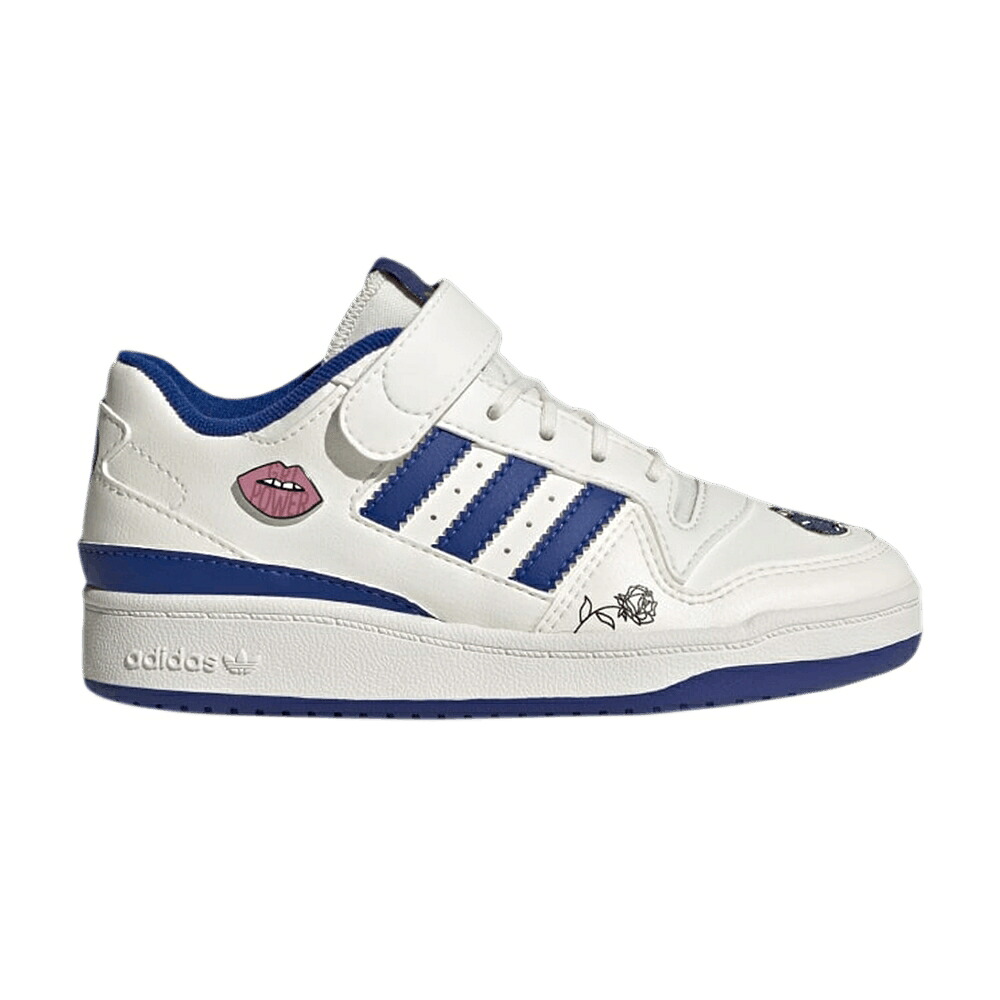 アディダス 討論会 白いこと 白いこと \u0027GRL POWER\u0027 スニーカー メンズ ADIDAS FORUM LOW LITTLE KID / CHALK WHITE COLLEGIATE ROYAL