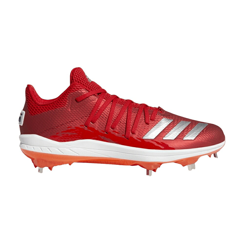 アディダス アディゼロ しろがね色 しろがね色 6.0 \u0027SCARLET\u0027 スニーカー メンズ ADIDAS ADIZERO AFTERBURNER / SCARLET SILVER METALLIC ACTIVE