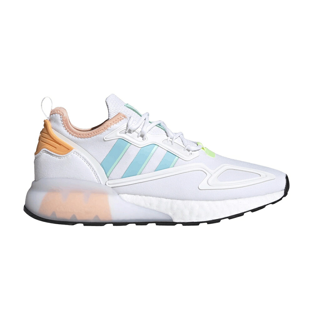 アディダス ブースト 天の原 中核グループ 白いこと 白いこと サクラ色 \u0027WHITE PINK\u0027 スニーカー レディース ADIDAS WMNS ZX 2K BOOST HAZY SKY / CORE WHITE HAZY SKY GLOW PINK