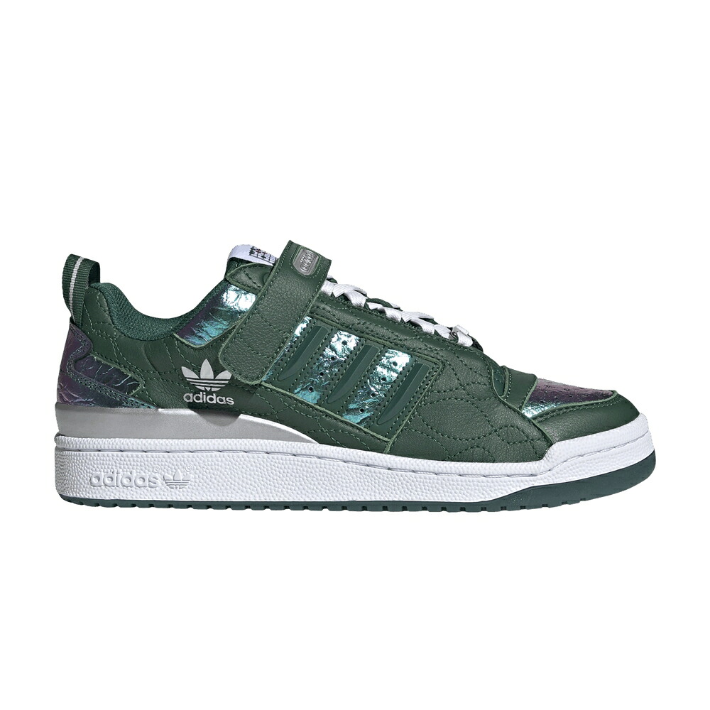 アディダス フォーラム 緑 グリーン 'XIANGI' スニーカー メンズ ADIDAS FORUM LOW / DARK GREEN DARK GREEN CLOUD