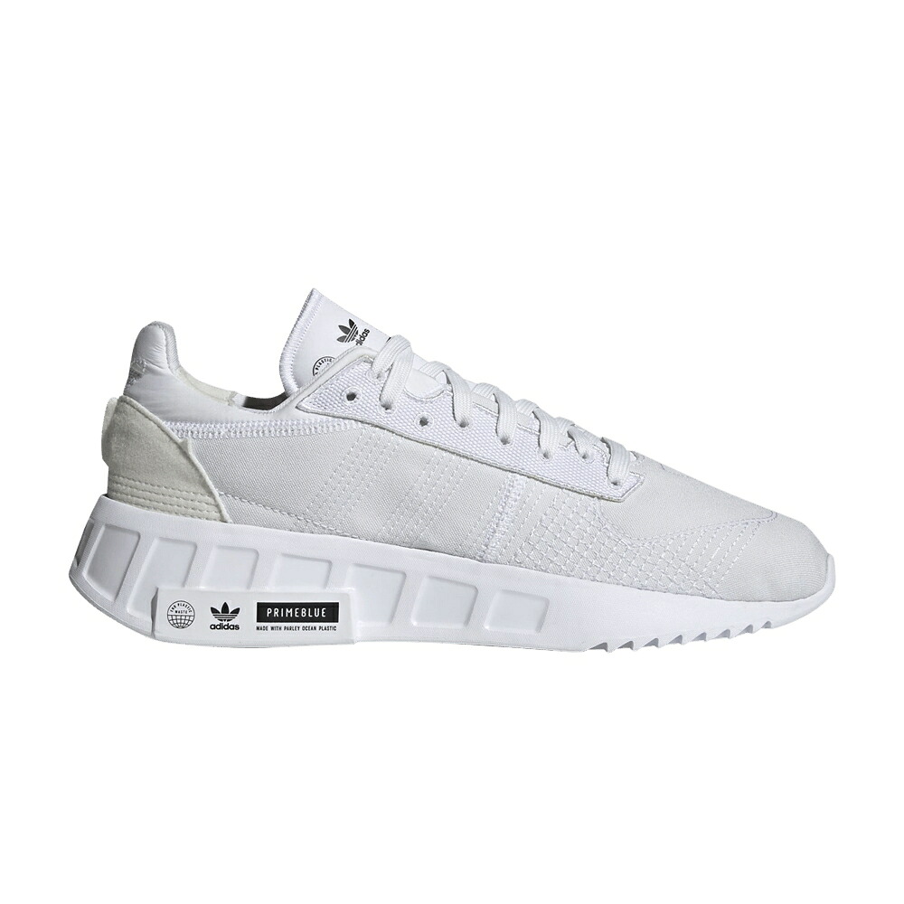 アディダス 白いこと 白いこと 中核グループ \u0027WHITE\u0027 スニーカー メンズ ADIDAS GEODIVER PRIMEBLUE / CLOUD WHITE CLOUD WHITE CORE