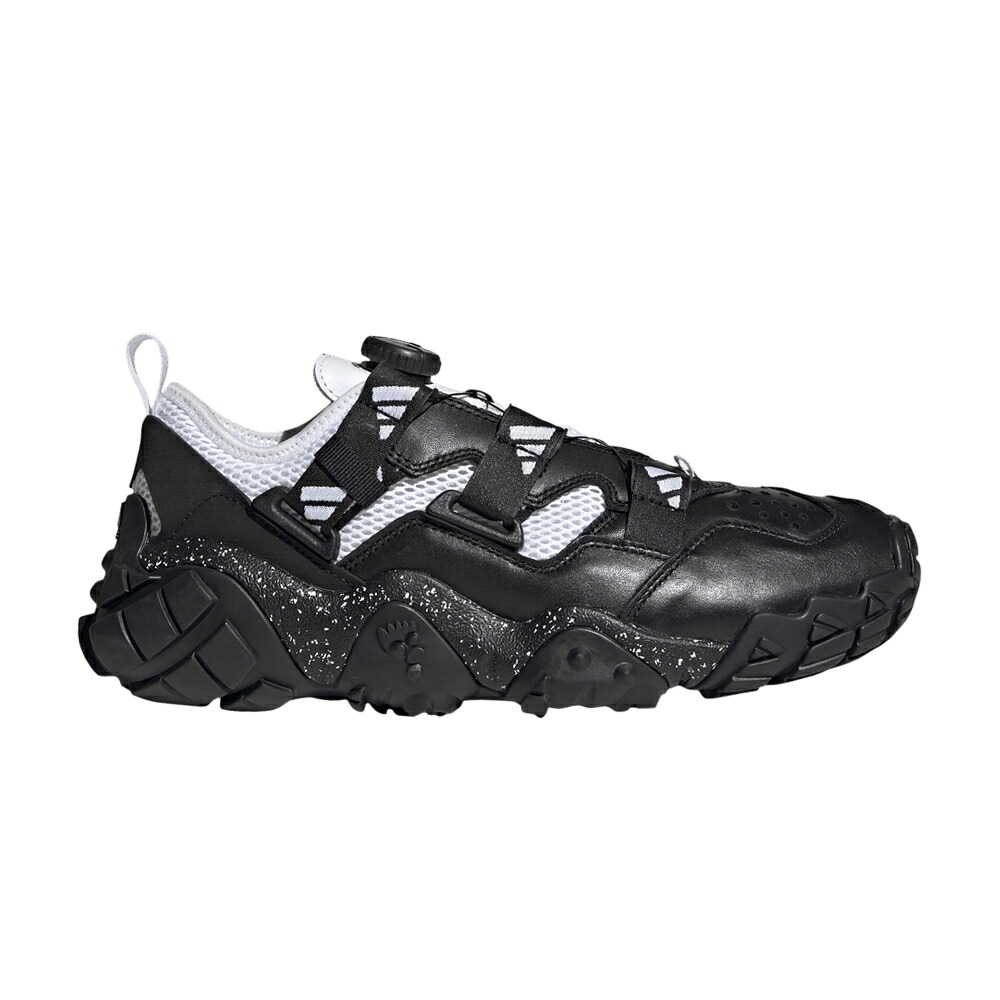 アディダス コア 黒色 ブラック 白色 ホワイト 'BLACK SPECKLED' スニーカー メンズ ADIDAS HYKE X AH-002 XTA FL / CORE BLACK CLOUD WHITE CORE|スニケス