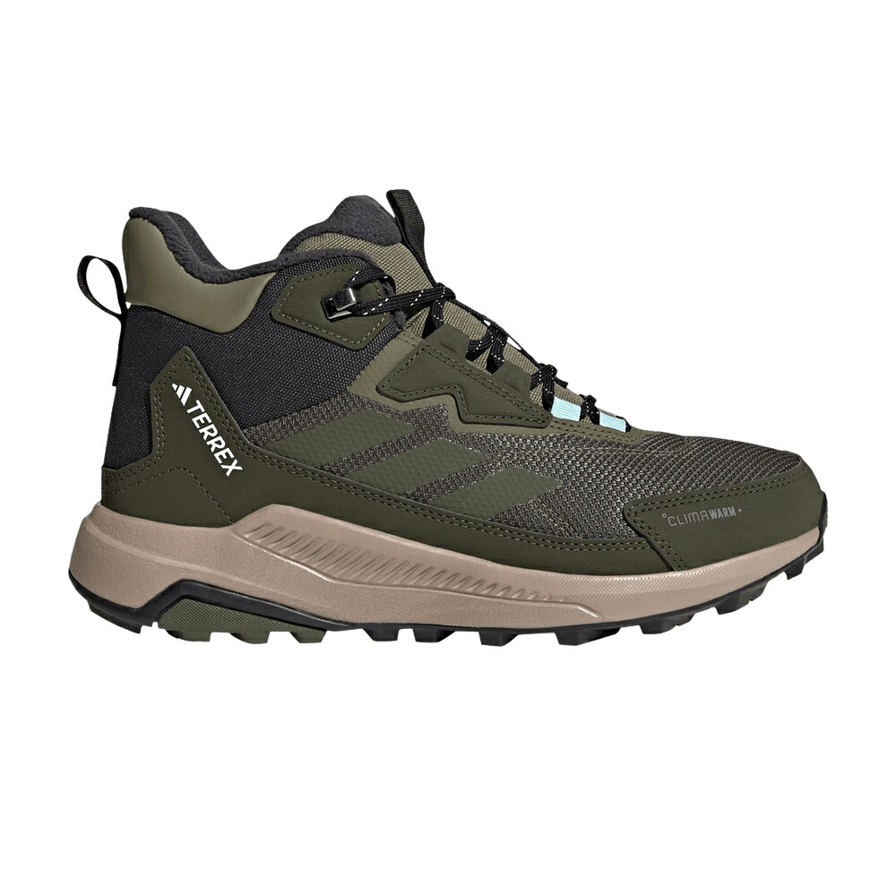 アディダス オリーブ ナイト爵 積貨委託貨物 CLIMAWARM+ \u0027OLIVE STRATA\u0027 スニーカー レディース ADIDAS WMNS TERREX ANYLANDER / OLIVE STRATA NIGHT CARGO SEMI