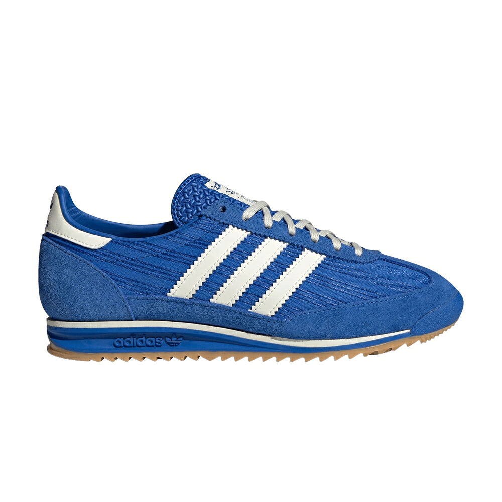 アディダス 青味 青み 皮膚軟化剤 白いこと 白いこと \u0027BLUE PINSTRIPE\u0027 スニーカー レディース ADIDAS WMNS SL72 OG / BLUE CREAM WHITE GUM