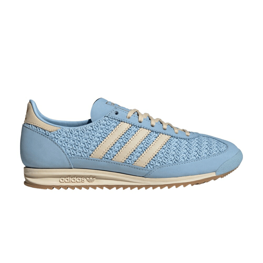 アディダス 天の原 砂色 真砂 皮膚軟化剤 \u0027CROCHET SKY\u0027 スニーカー レディース ADIDAS WMNS SL72 OG PACK - CLEAR / CLEAR SKY SAND STRATA CREAM