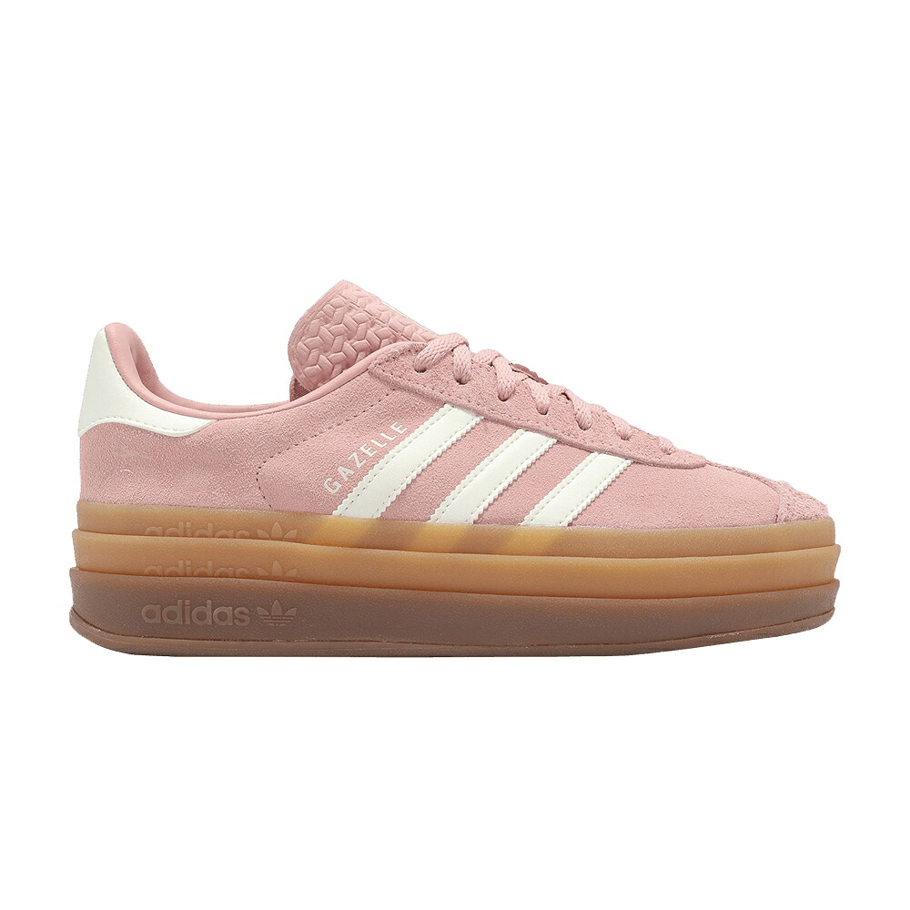 アディダス ガゼル 白いこと 白いこと \u0027WONDER MAUVE\u0027 スニーカー レディース ADIDAS WMNS GAZELLE BOLD / WONDER MAUVE OFF WHITE GUM