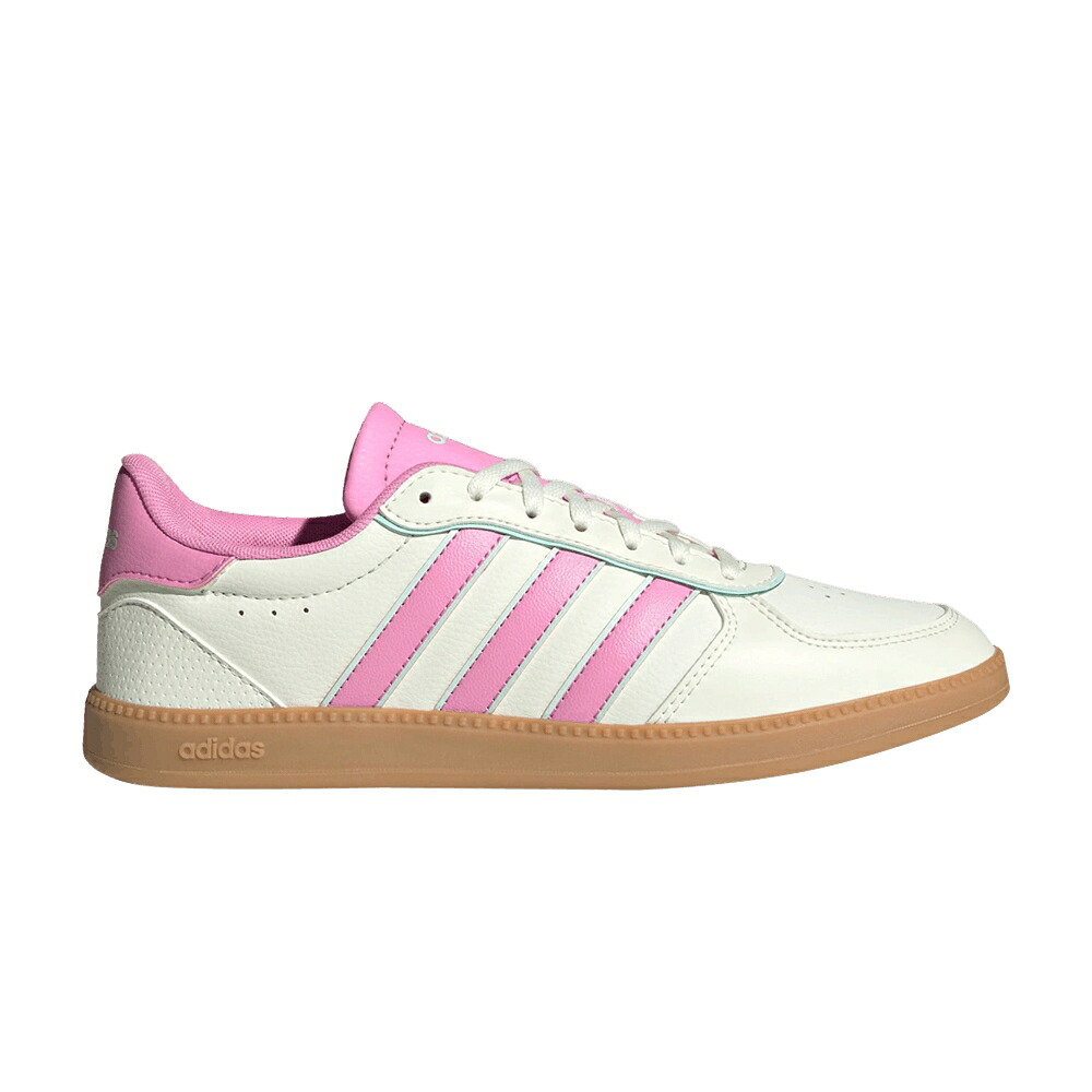 アディダス コア 白色 ホワイト ピンク 'WHITE PINK' スニーカー レディース ADIDAS WMNS BREAKNET SLEEK BLISS / CORE WHITE BLISS PINK HALO MINT｜スニケス