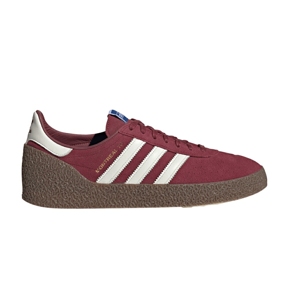 アディダス モントリオール マルーン 白色 ホワイト NOBLE MAROON スニーカー メンズ ADIDAS MONTREAL 76 / NOBLE MAROON OFF WHITE GUM