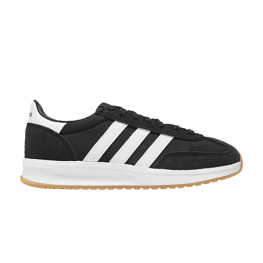 アディダス ラン 白色 ホワイト コア 黒色 ブラック 2.0 'BLACK GUM' スニーカー メンズ ADIDAS RUN 70S WHITE / CORE BLACK CLOUD WHITE CLOUD