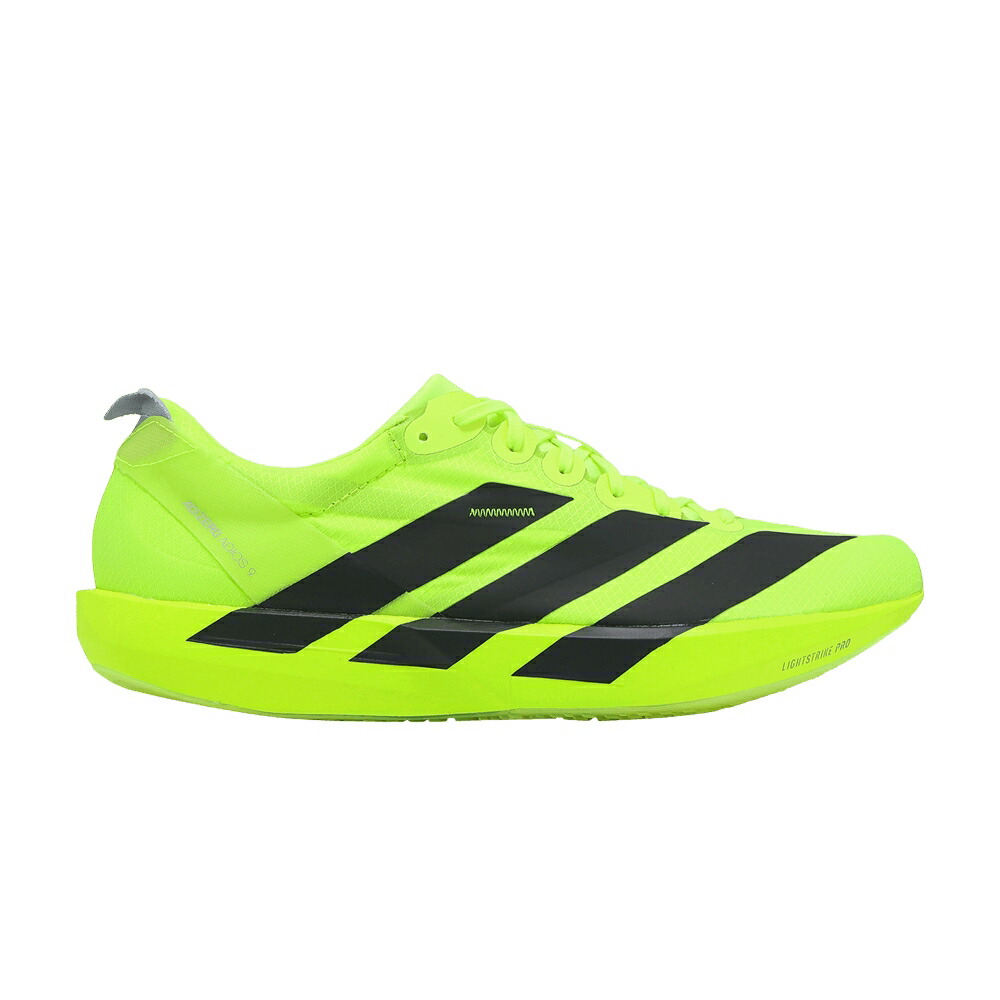 アディダス アディゼロ アディオス コア 黒色 ブラック LUCID BLACK スニーカー メンズ ADIDAS ADIZERO ADIOS 9 LEMON / LUCID LEMON CORE BLACK HALO