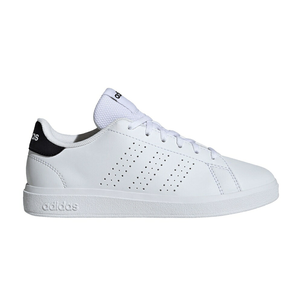 アディダス 白色 ホワイト コア 2.0 'WHITE BLACK' スニーカー メンズ ADIDAS ADVANTAGE BASE J / CLOUD WHITE CLOUD WHITE CORE