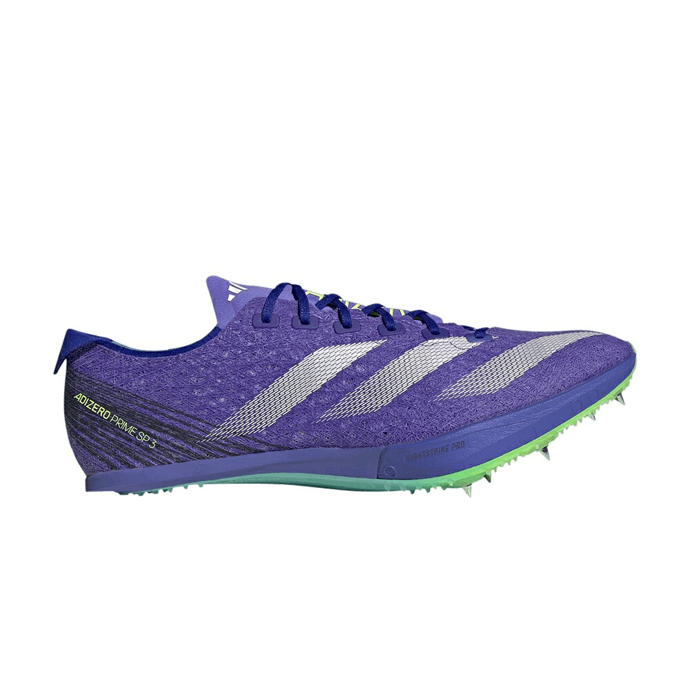 アディダス アディゼロ 青み 青色 皆無 \u0027COBALT LEMON\u0027 スニーカー メンズ ADIDAS ADIZERO PRIME SP 3 STRUNG BLUE LUCID / COBALT BLUE ZERO METALLIC LUCID