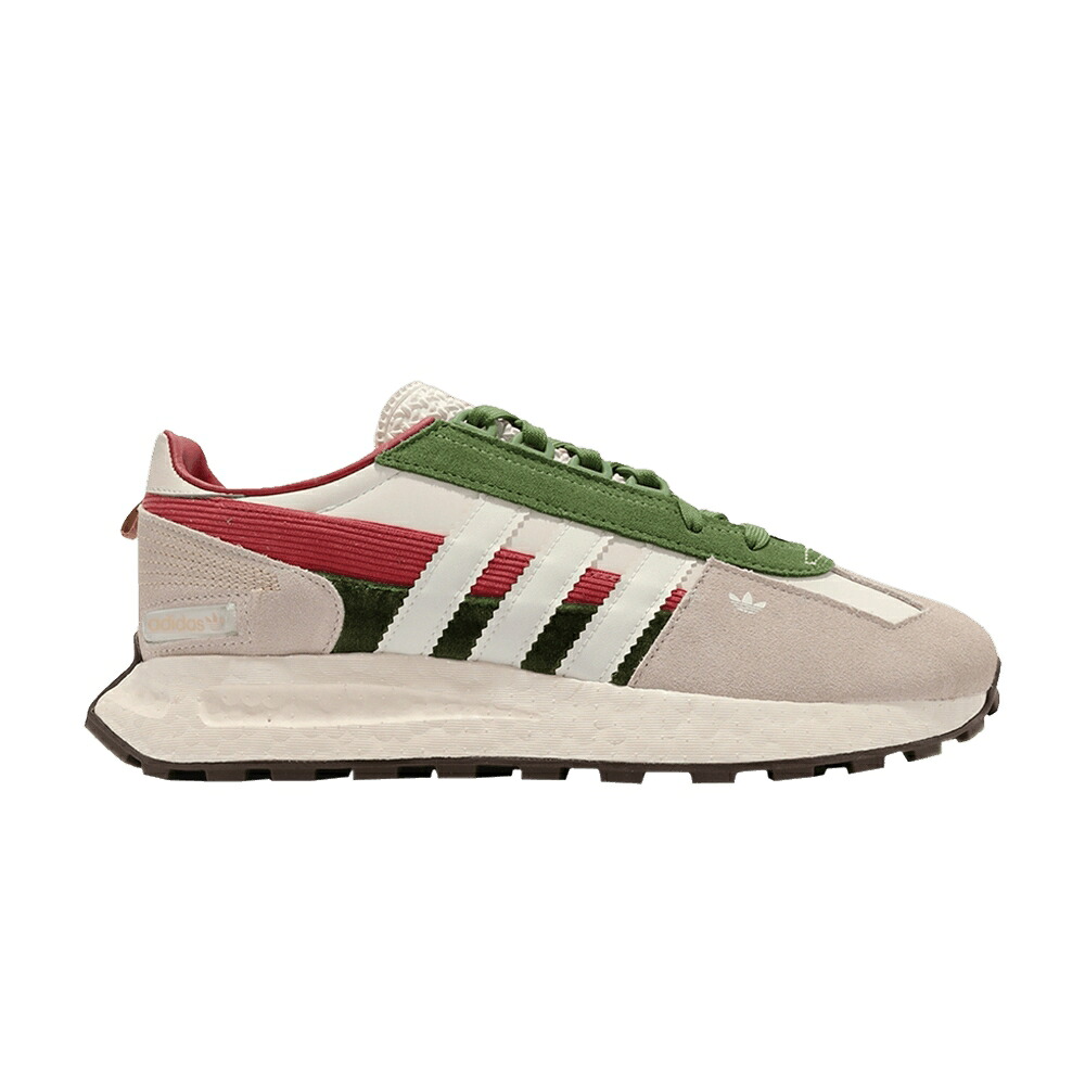 アディダス 白いこと 白いこと 緑 緑であること 赤 赤いこと \u0027BEIGE GREEN\u0027 スニーカー メンズ ADIDAS RETROPY E5 / CLOUD WHITE GREEN RED