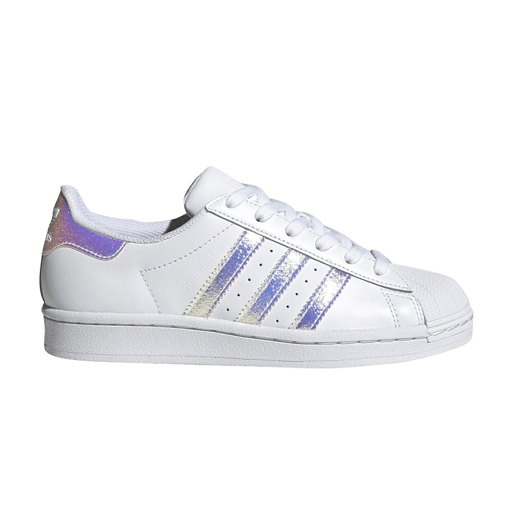 アディダス スーパースター 白色 ホワイト 'WHITE IRIDESCENT' スニーカー メンズ ADIDAS SUPERSTAR J / CLOUD WHITE CLOUD WHITE CLOUD